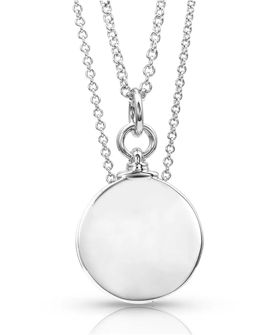Women's Every Second Counts Heart Locket Necklace