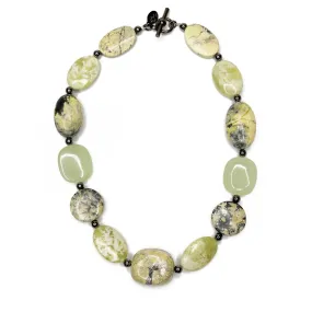 Yellow Stone Statement Necklace No.3